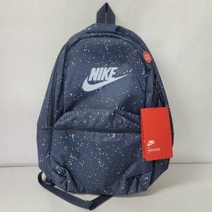 Nike BLUE Heritage 26L Speckled Swoosh Backpack NWT